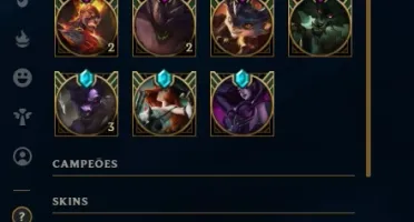 Conta Lv 230 Ouro 2 com 77 skins