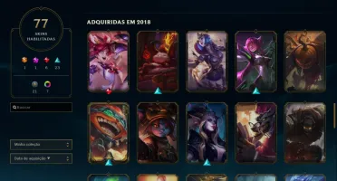 Conta Lv 230 Ouro 2 com 77 skins