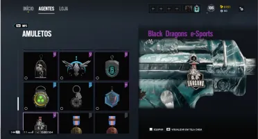 Conta Rainbow six Platina 3