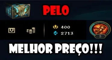 CONTAS DE LEAGUE OF LEGENDS COM 400 RP