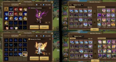 Summoners War Global com Cadiz + 45 Nat5s
