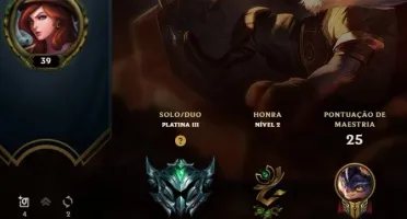 conta lol platina 3 mmr otimo