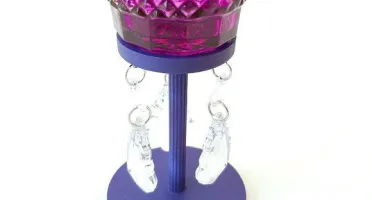 Castiçal Bico de Jaca - Roxo - M