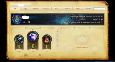 Conta lvl30 Unranked Primeira md10