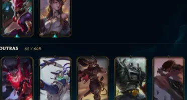 Conta Ouro 3, 138 campeões, 84 skins
