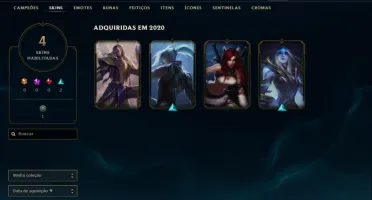 Conta League of Legends - Platina IV