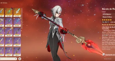 Genshi Impact +20 5Estrelas, 15 Armas 5 Neuvilete C1 Arma