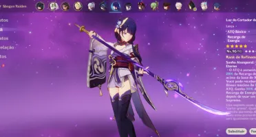 Genshi Impact +20 5Estrelas, 15 Armas 5 Neuvilete C1 Arma