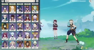 Conta Genshin Ar 55 Furina C6+Biss e Baizhu+ Biss Pit Garant
