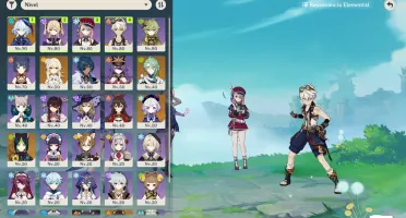 Conta Genshin Ar 55 Furina C6+Biss e Baizhu+ Biss Pit Garant