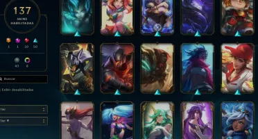 CONTA DE LEAGUE OF LEGENDS 137 SKINS