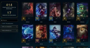 CONTA DE LEAGUE OF LEGENDS 137 SKINS