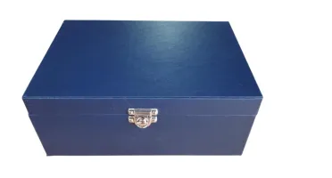 Maleta Azul-Marinho para Joias de 4 Andares