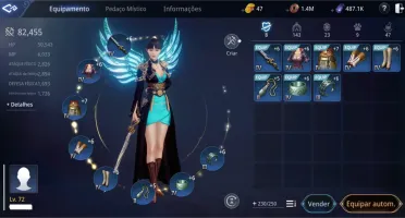 CONTA MIR4 TAIOISTA LVL 72 82K PODER PET ÉPICO