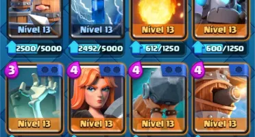 Clash Royale CV 14 Campeão Rei Esqueleto