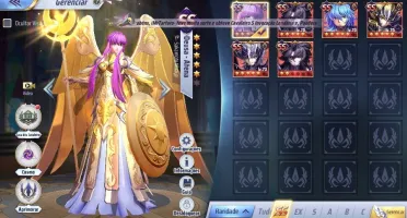 Conta Saint Seiya Awakening Servidor A1 LVL 61