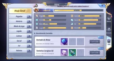 Conta Saint Seiya Awakening Servidor A1 LVL 61