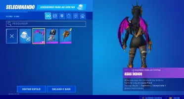 Conta Fortnite com skins do Halloween