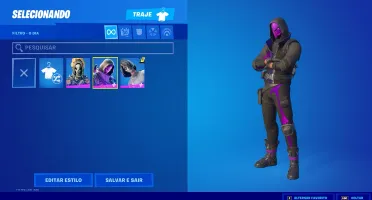 Conta Fortnite com skins do Halloween