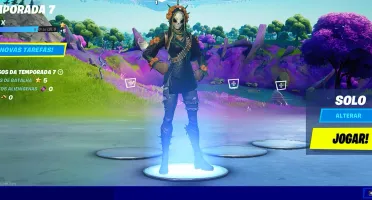 Conta Fortnite com skins do Halloween