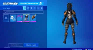 Conta Fortnite com skins do Halloween