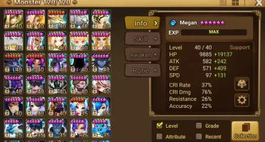 Conta Global NAT5 LD Summoners War
