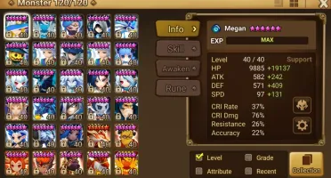 Conta Global NAT5 LD Summoners War
