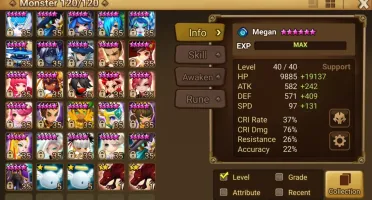 Conta Global NAT5 LD Summoners War