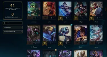 Conta LOL Smurf Platina 2 - Winrate bom - 31 campeões