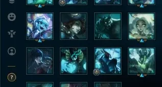 Conta smurf diamante 4, 60% de win rate e vários espólios.
