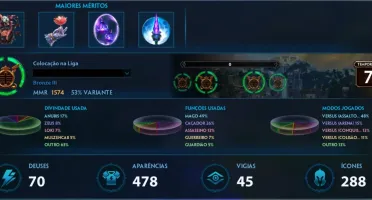 Conta Smite level 126