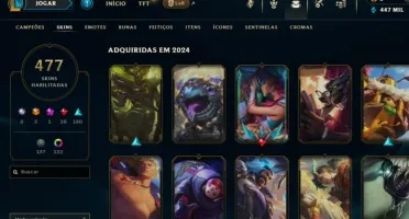 Vendo conta League of Legends CHALLENGER