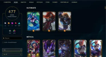 Vendo conta League of Legends CHALLENGER