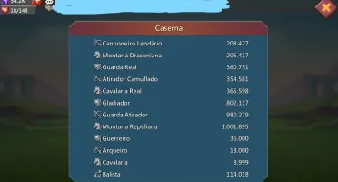 Conta Lords Mobile 180m