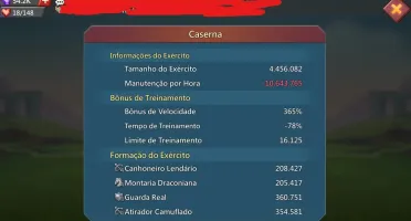 Conta Lords Mobile 180m