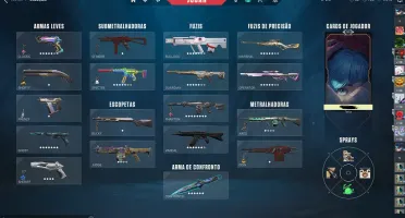 Conta Valorant Full Skins Max Elo Imortal 2