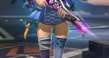 Conta de Free Fire com Skin da famas viúva Negra