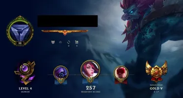 CONTA LOL GOLD V