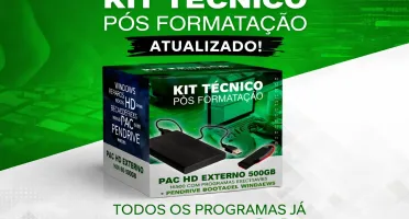 Pack Ferramentas de Formatação Qualquer PC Rápido