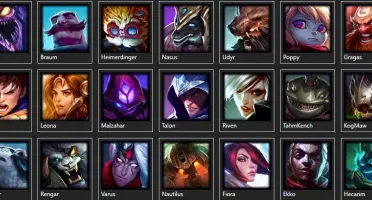 CONTA LOL COM RAMMUS REI, 89 CHAMPS, 26 SKINS, MMR GOLD