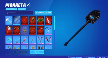 Conta com varias skins  e picaretas no fortnite