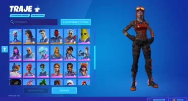 Conta com varias skins  e picaretas no fortnite