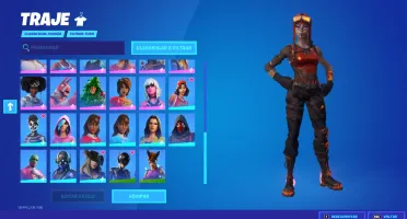 Conta com varias skins  e picaretas no fortnite