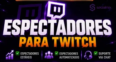 Twitch Espectadores em live – Entrega Imediata