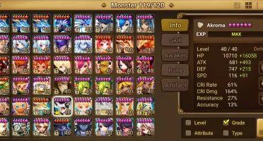 Summoners War Global com Akroma Moore Bastet Psama Savannah