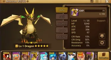 Reroll Summoners War lvl10 com Jamire Striker e Velajuel