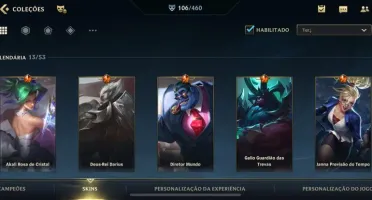 Conta Colecionador League Of Legends / Wild Rift / Valorant
