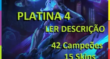 CONTA LOL đ PLATINA 4 đ 5 LĂNDARIAS đ15 SKINS đ 42 CHAMP