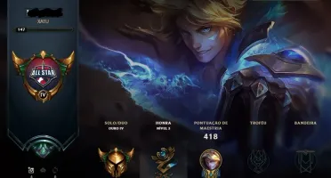 Conta LOL full champ + 101 skins / GOLD IV