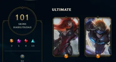 Conta LOL full champ + 101 skins / GOLD IV